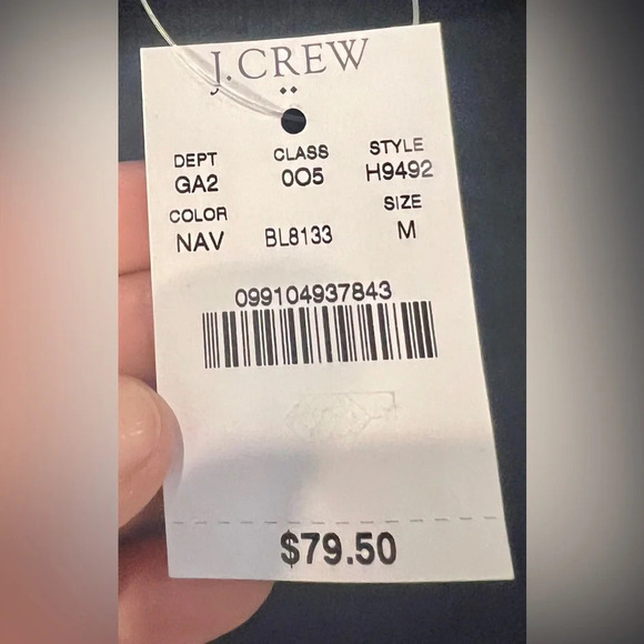 J Crew Medium oversized navy cardigan NWT - Picture 4 of 9